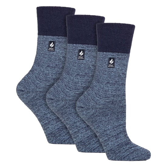 3 Pack Ladies Thermal Socks Warm Winter Crew Socks with Brushed Inner - Image 1