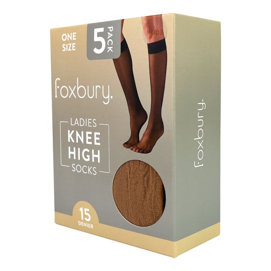 5-Pack Dames Kniehoge Pop Sokken 15 Denier Lichte Doorzichtige Sokken - Image 2