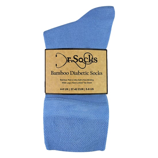4-Pack Dames Bamboe Diabetessokken Zacht Ademend Niet-Bindend - Image 1