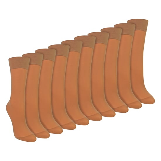 10-Pack Damer Ankelsockor 15 Denier Lätta Genomskinliga Strumpor - Image 1