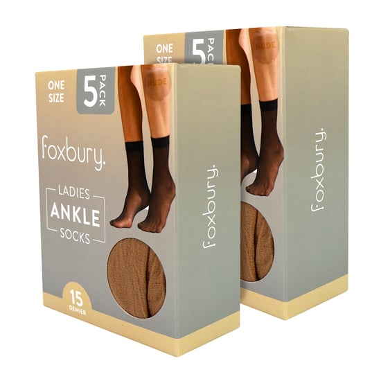 10-Pack Damer Ankelsockor 15 Denier Lätta Genomskinliga Strumpor - Image 2