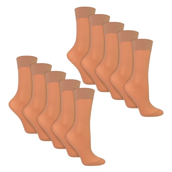 10-Pack Damer Ankelsockor 15 Denier Lätta Genomskinliga Strumpor - Image 3