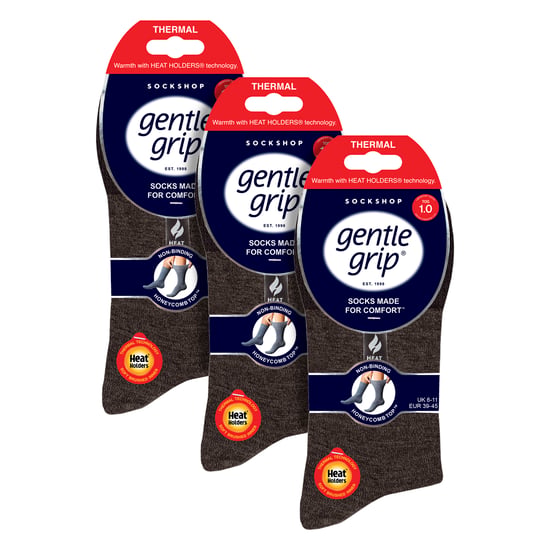 3-pack herrtermosockor varma vintercrew-sockor med borstad insida - Image 2