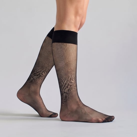 5 Pack Ladies Knee High Pop Socks 15 Denier Lightweight Sheer Socks - Image 4
