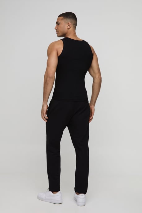 2 Pack Muscle Fit Basic Vests - Image 2