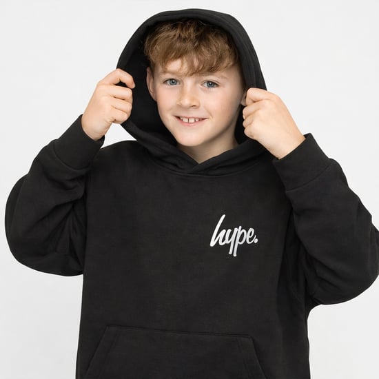 Jongens Hoodie Charcoal Grijs Zachte Casual Kinderen Sweater Comfortabele Pasvorm - Image 5