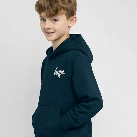 Jongens Teal Hoodie Zachte Casual Kindertrui Comfortable Everyday Wear - Image 4