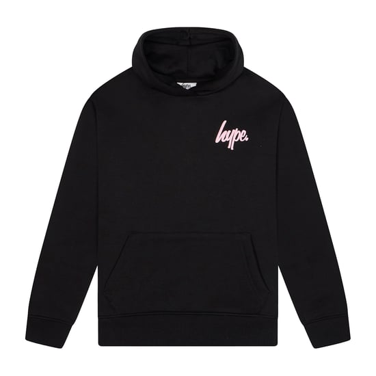 Girls Hoodie Kids Casual Black Sweatshirt Soft Graphic Back Design - Image 1