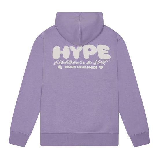 Meisjes Hoodie Kinderen Paarse Casual Sweatshirt Zachte Grafische Achterzijde Ontwerp - Image 2