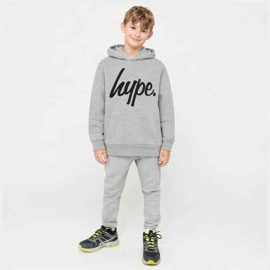 Jongens Hoodie Grijs Zacht Casual Kinderen Sweatshirt Comfortabele Pasvorm - Image 3
