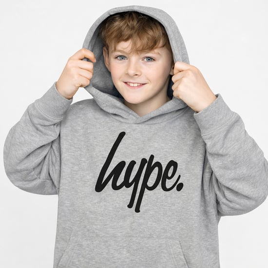 Jongens Hoodie Grijs Zacht Casual Kinderen Sweatshirt Comfortabele Pasvorm - Image 5