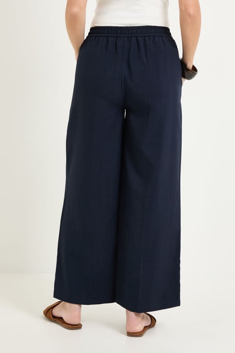Petite Principles Trousers With Elasticated Waist - Image 3