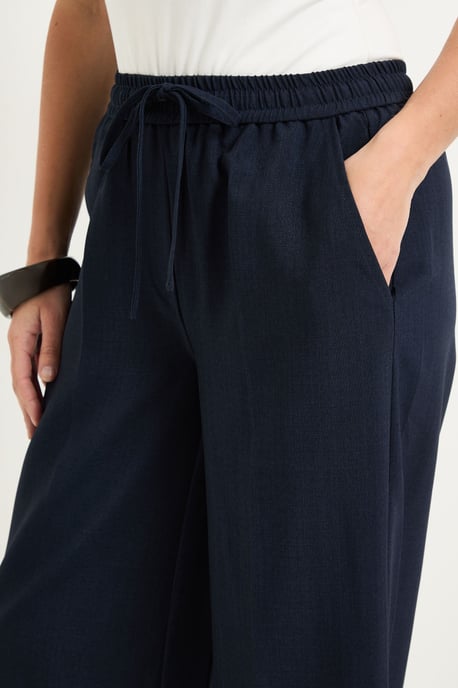 Petite Principles Trousers With Elasticated Waist - Image 4