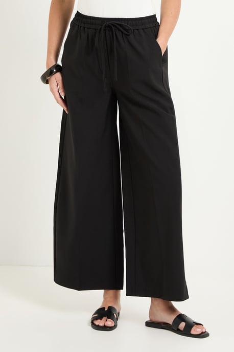 Petite Principles Trousers With Elasticated Waist - Image 2
