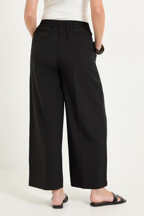 Petite Principles Trousers With Elasticated Waist - Image 3