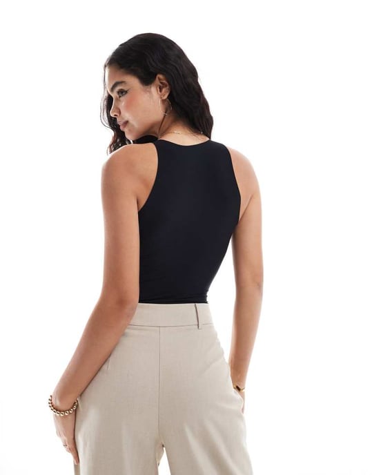 Commando supersoft hög hals bodysuit i svart - Image 4
