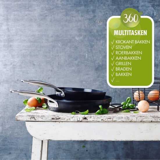 Greenpan Copenhagen koekenpan met keramische antikleeflaag 28cm - Image 3