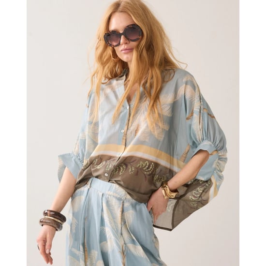 Summum 2s3496-12451 431 blouse palmtree print glacierblue - Image 6