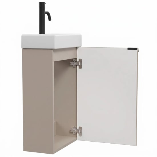 Badplaats Toiletmeubel bosco 40 x 22 cm – – fonteinmeubel met wastafel - Image 5