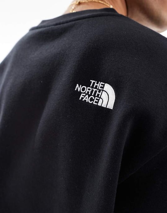 The North Face Oversized Essential logo sweatshirt in black - Image 4