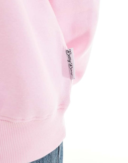Cotton On classic crew sweatshirt with Betty Boop graphic - Image 4