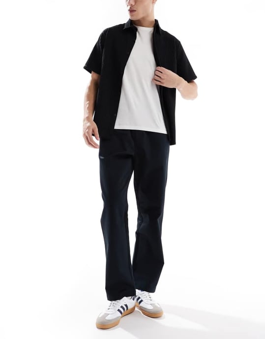 Converse straight leg trousers in black - Image 2