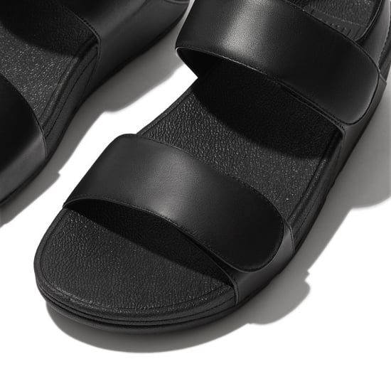 FitFlop Lulu adjustable leather back-strap sandals - Image 5