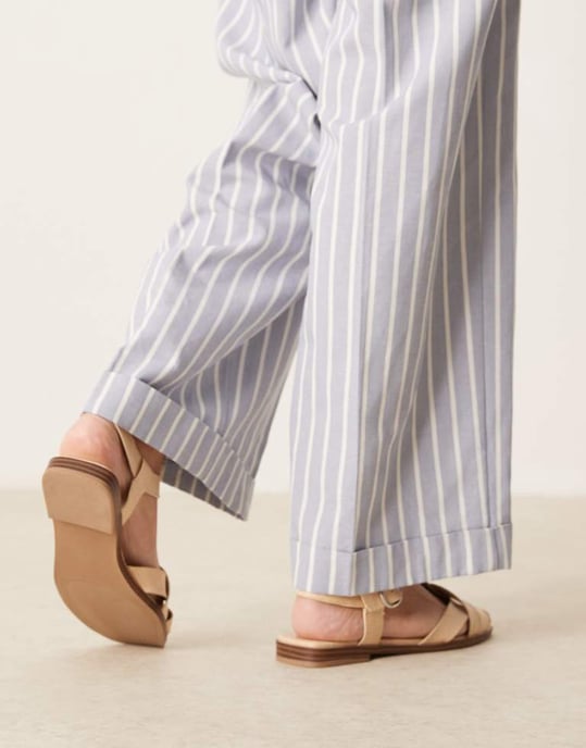 ASOS DESIGN Mirage slim fisherman shoe in natural weave - Image 2