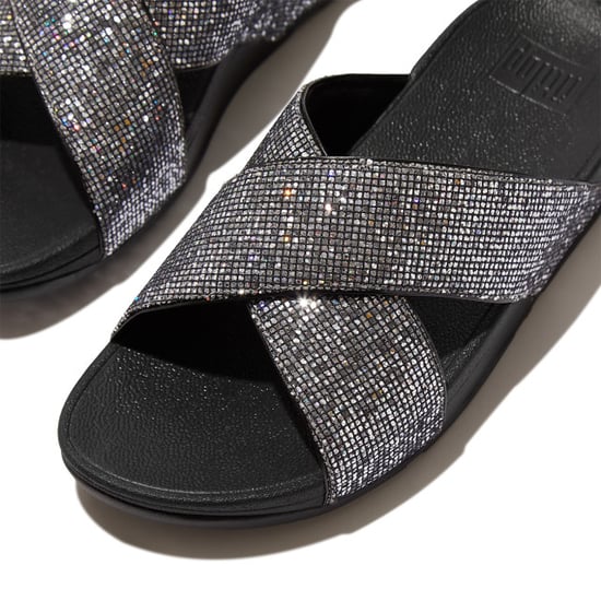 FitFlop Lulu cross slide glitterball - Image 5