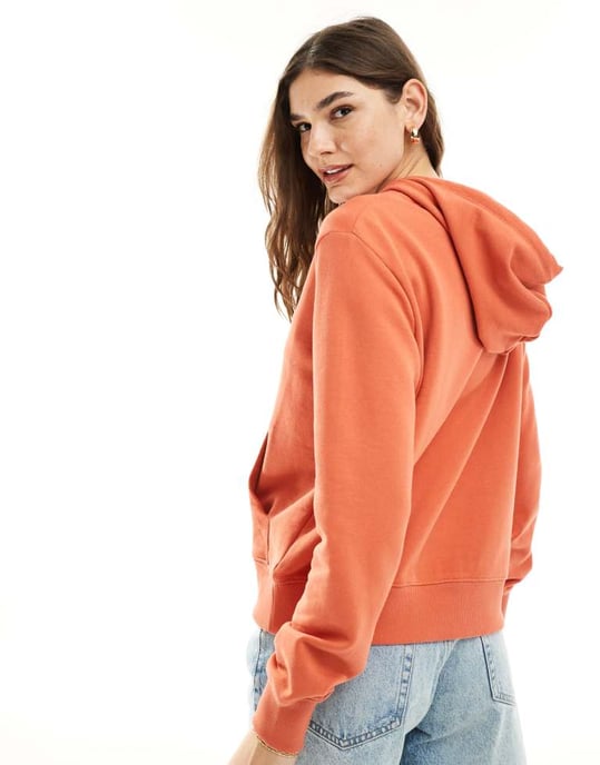 Wrangler logotröja med framsydd logga i bränd röd - Image 4