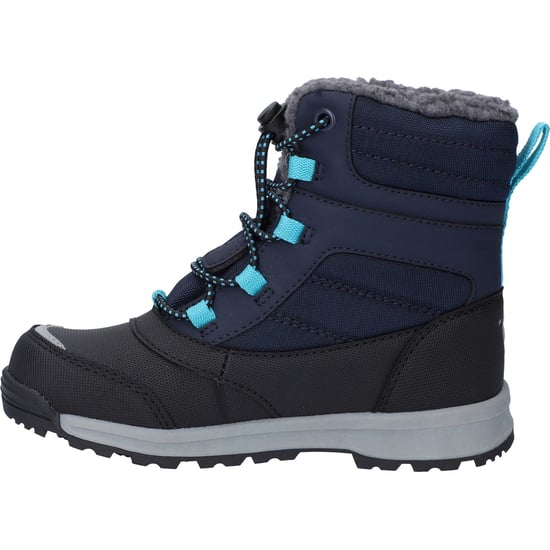 Hi-Tec Leo Nylon Winterlaarzen Voor Kinderen Blauwnachten/Zwart/Pauwblauw Halfhoog - Image 5