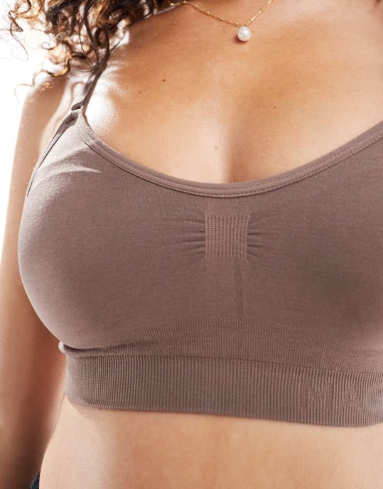 Magic Bodyfashion komfortbh med spagettiband i espresso - Image 4