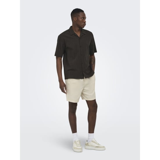 Only & Sons onscruz rlx seersucker resort ss sh 22038003 black coffee - Image 6
