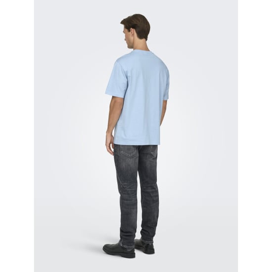 Only & Sons onsfred life rlx ss tee noos 22022532 cerulean - Image 4
