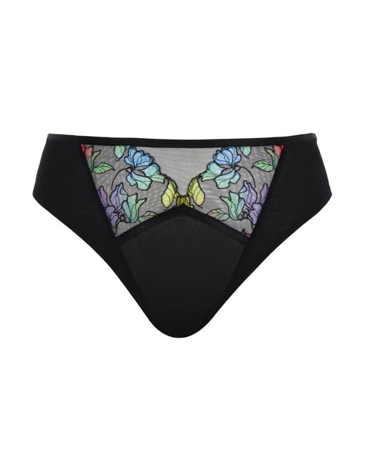 Sculptresse by Panache Eden High Leg Brief - Black - Image 3