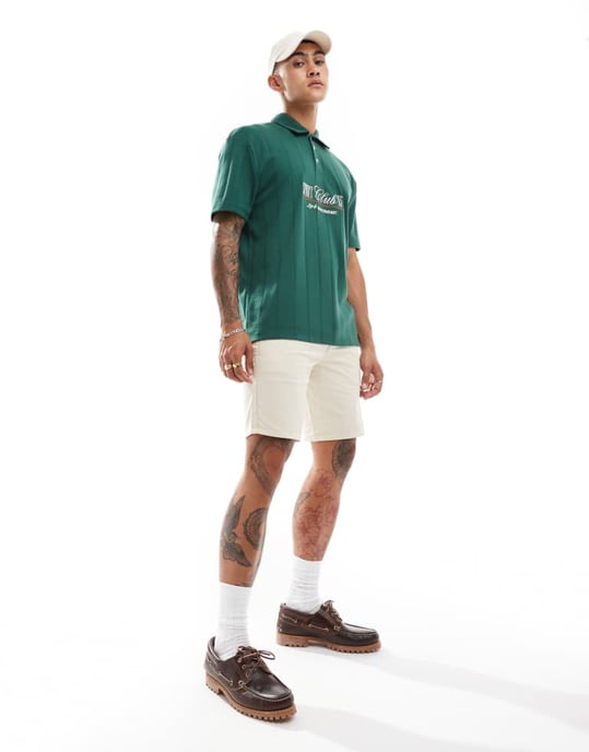 Farah hawk chino shorts in light sand - Image 2