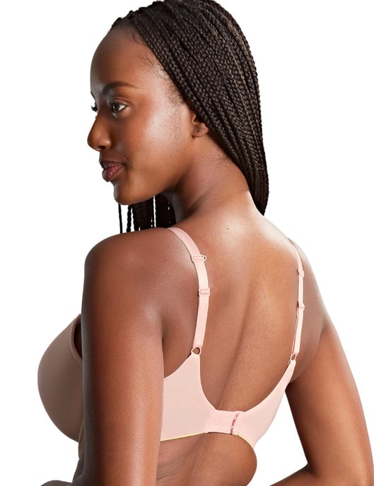 Panache Faith Moulded Plunge Bra - Blush Pink - Image 3