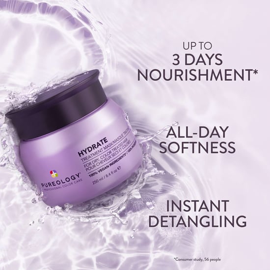 Pureology Hydrate Treatment Mask 250ml - Deep Conditioning for Dry or Color-Treated Hair - Image 2