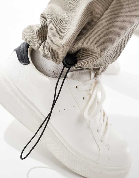 ASOS DESIGN smart vida byxor i brunt twill - Image 4