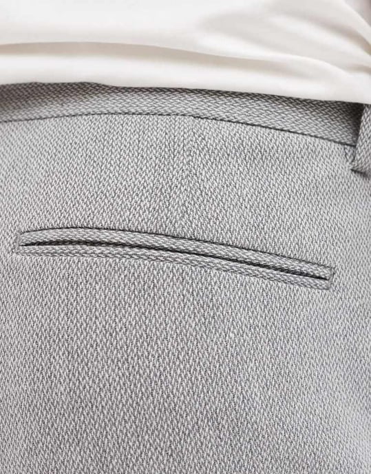 ASOS DESIGN skinny kostymbyxor med ull i grått - Image 3