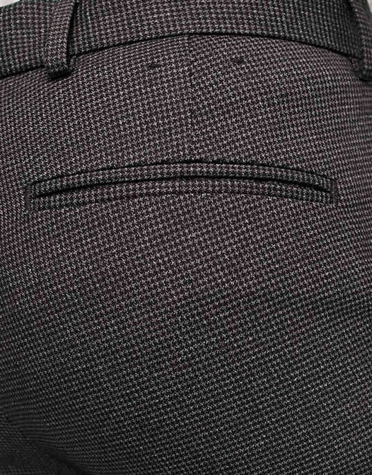 Ben Sherman bröllopskostymbyxor i svart rutigt - Image 3