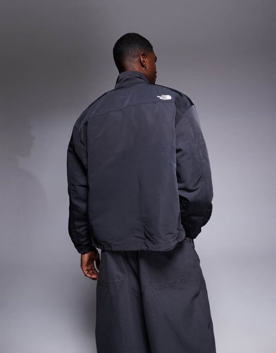 The North Face TNF Easy Wind Track Jacket in black - Image 2