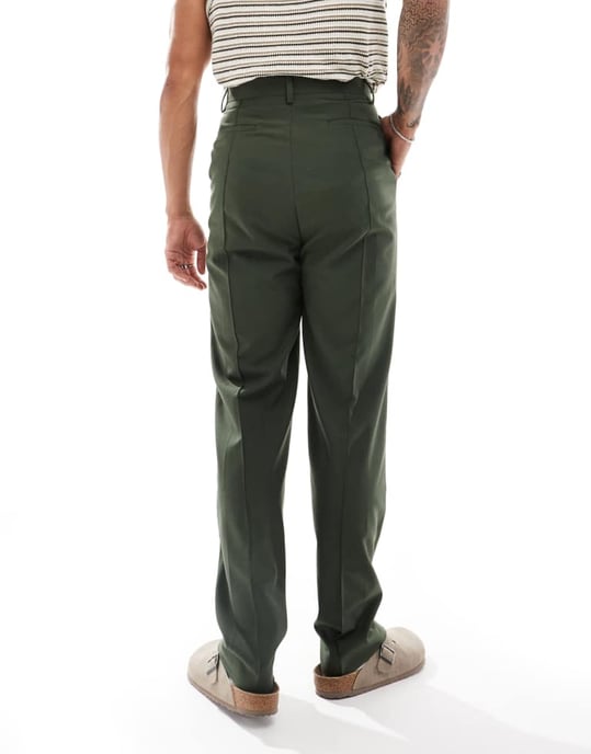 ASOS DESIGN smart co-ord hög midja rak byxa - Image 4