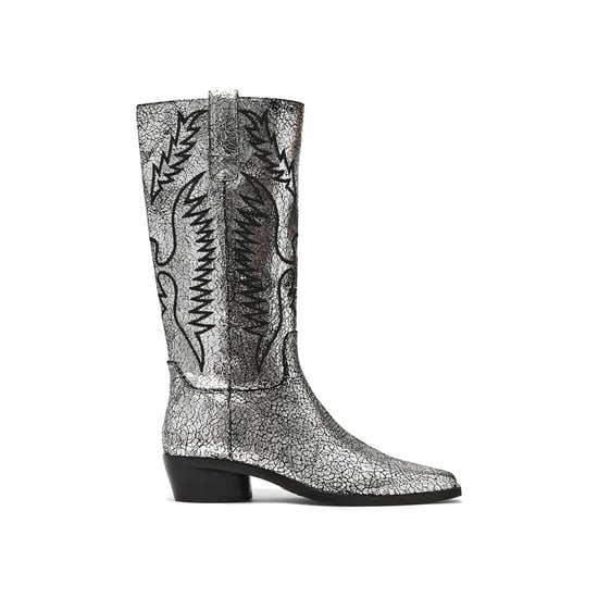Leather Trevi Boot Silvers - Image 1