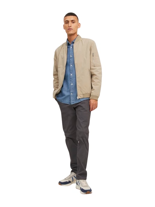 Jack & Jones Jas zomer Rush Bomber Beige - Image 4
