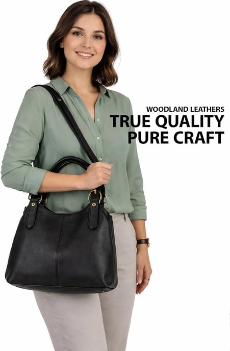 Women's Handbag Multi Pocket Tote Shoulder Bag in Metallic - Image 6