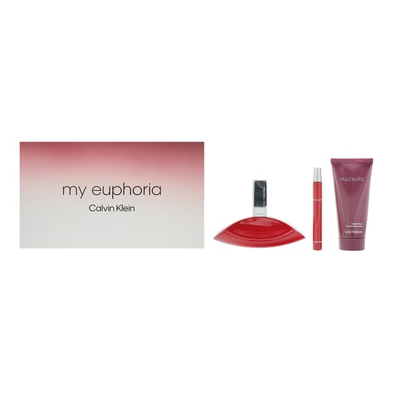 Calvin Klein My Euphoria Gift Set Eau de Parfum 100ml + 10ml + Body Lotion 100ml - Image 1