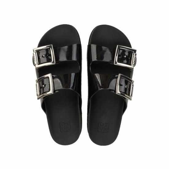 Zaxy Womens Partner Slide III Fem Black/Cork - Image 2