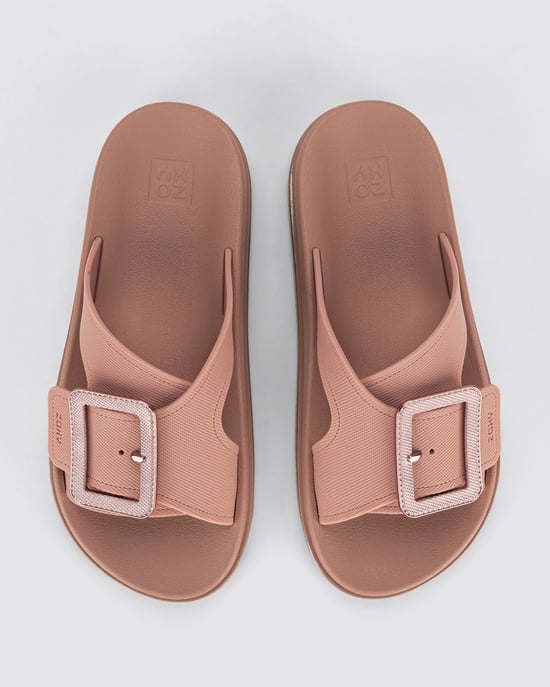 Zaxy Womens Vibe Slide Ad Nude - Image 3
