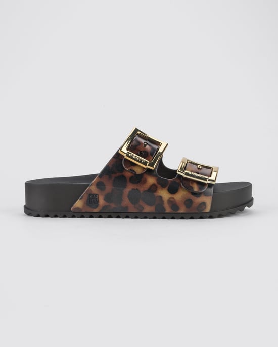 Zaxy Womens Partner Slide New Ad Brown/ Turtle - Image 2